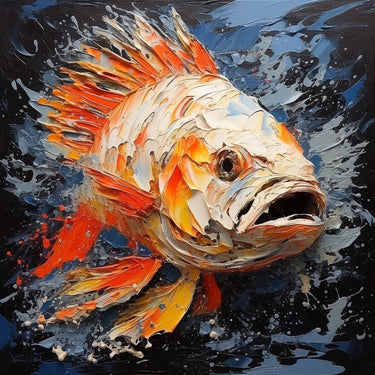 Tropical Fish Acrylic Canvas